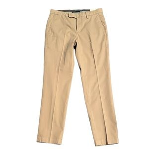 NWT Brooks Brothers Soho Fit Cotton Twill Stretch Chinos 30x30, Dark Khaki